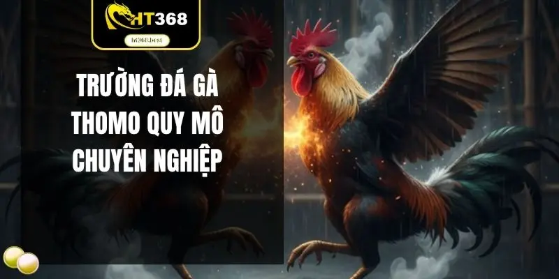 Trường đá gà thomo quy mô chuyên nghiệp