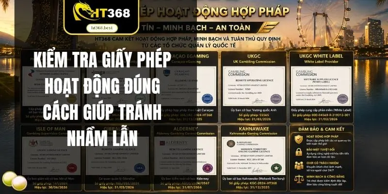 Kiểm tra giấy phép hoạt động đúng cách giúp tránh nhầm lẫn