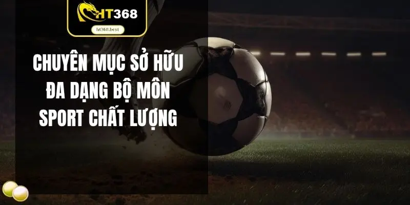 Chuyên mục sở hữu đa dạng bộ môn sport chất lượng